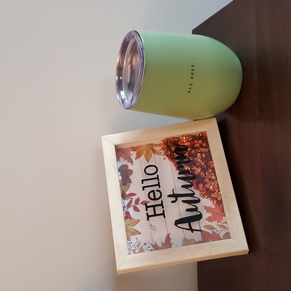 Rae Dunn Insulated Stainless Steel Wine Glass Fall Y'All - Picture 2 of 3